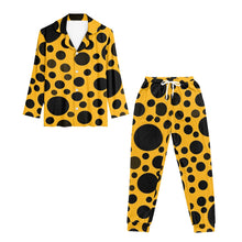 Load image into Gallery viewer, 'Yellow with Black dots' Women's Pajama Set