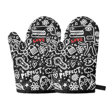 Load image into Gallery viewer, "Perfect on Black" Oven glove(two pieces)