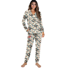 Load image into Gallery viewer, 'Beloved Sheep' Women's Pajama Set with collar