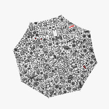 Load image into Gallery viewer, Everything is Perfect White -Automatic Folding Umbrella