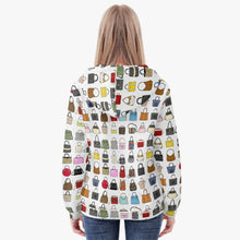 Load image into Gallery viewer, 'Fashion Lovers' Women's Full Zip Up Hoodie