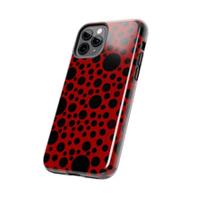 画像をギャラリービューアに読み込む, ‘Red with Black dots’ Phone Cases