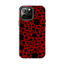 画像をギャラリービューアに読み込む, ‘Red with Black dots’ Phone Cases