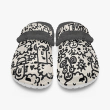Load image into Gallery viewer, ‘Doodle Sheep’ Lined All Over Printed Clogs