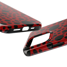 画像をギャラリービューアに読み込む, ‘Red with Black dots’ Phone Cases