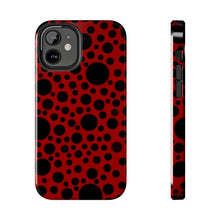 画像をギャラリービューアに読み込む, ‘Red with Black dots’ Phone Cases
