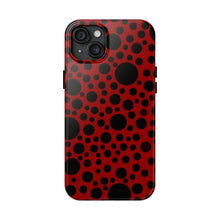 画像をギャラリービューアに読み込む, ‘Red with Black dots’ Phone Cases