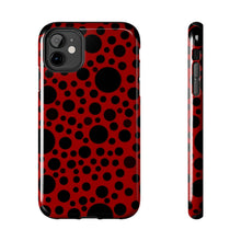 画像をギャラリービューアに読み込む, ‘Red with Black dots’ Phone Cases