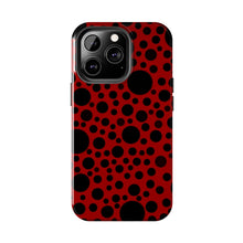 画像をギャラリービューアに読み込む, ‘Red with Black dots’ Phone Cases