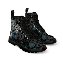 Load image into Gallery viewer, Yozakura Black -Women's Canvas Boots