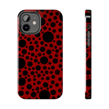 画像をギャラリービューアに読み込む, ‘Red with Black dots’ Phone Cases