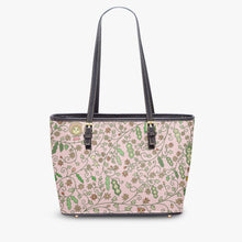 Load image into Gallery viewer, 586. ‘Beans on Pink’ Large Leather Tote Bag