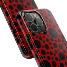 画像をギャラリービューアに読み込む, ‘Red with Black dots’ Phone Cases