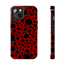 画像をギャラリービューアに読み込む, ‘Red with Black dots’ Phone Cases