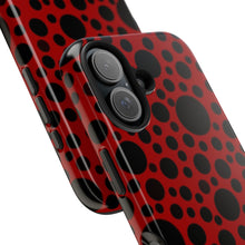画像をギャラリービューアに読み込む, ‘Red with Black dots’ Phone Cases
