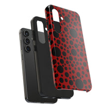 画像をギャラリービューアに読み込む, ‘Red with Black dots’ Phone Cases