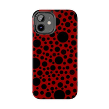画像をギャラリービューアに読み込む, ‘Red with Black dots’ Phone Cases