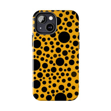画像をギャラリービューアに読み込む, ‘Yellow with Black dots’ Phone Cases