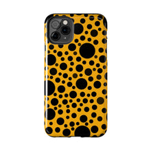 画像をギャラリービューアに読み込む, ‘Yellow with Black dots’ Phone Cases