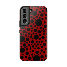 画像をギャラリービューアに読み込む, ‘Red with Black dots’ Phone Cases