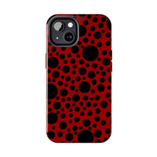 画像をギャラリービューアに読み込む, ‘Red with Black dots’ Phone Cases