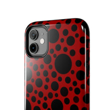 画像をギャラリービューアに読み込む, ‘Red with Black dots’ Phone Cases
