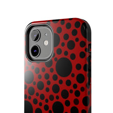 画像をギャラリービューアに読み込む, ‘Red with Black dots’ Phone Cases