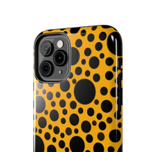 画像をギャラリービューアに読み込む, ‘Yellow with Black dots’ Phone Cases