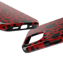 画像をギャラリービューアに読み込む, ‘Red with Black dots’ Phone Cases