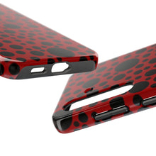 画像をギャラリービューアに読み込む, ‘Red with Black dots’ Phone Cases