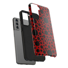 画像をギャラリービューアに読み込む, ‘Red with Black dots’ Phone Cases