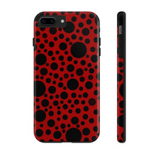 画像をギャラリービューアに読み込む, ‘Red with Black dots’ Phone Cases