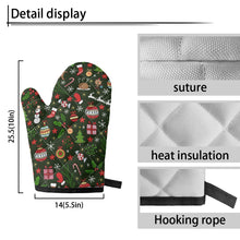 Load image into Gallery viewer, ‘Holly Pop’ Oven glove(two pieces)