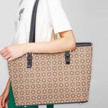 Load image into Gallery viewer, 586. 'New York memories orange' Large Leather Tote Bag