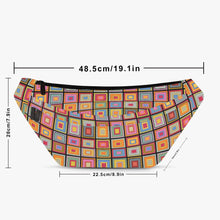 Load image into Gallery viewer, ‘Colorful square’ Fanny Pack
