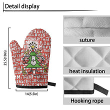 Load image into Gallery viewer, ‘Christmas Tree’ Oven glove(two pieces)