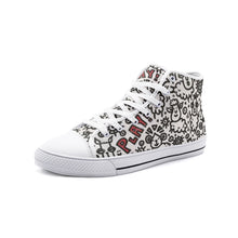 Load image into Gallery viewer, ‘Doodle Sheep’ Unisex High Top Canvas Shoes