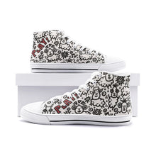 Load image into Gallery viewer, ‘Doodle Sheep’ Unisex High Top Canvas Shoes