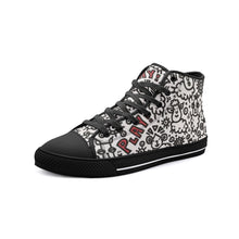 Load image into Gallery viewer, ‘Doodle Sheep’ Unisex High Top Canvas Shoes