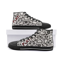 Load image into Gallery viewer, ‘Doodle Sheep’ Unisex High Top Canvas Shoes