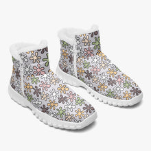 Load image into Gallery viewer, Happier in Lilac- Fur Zipper Up Boots