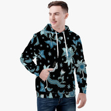 Load image into Gallery viewer, 'Blue flower' Unisex Hoodie