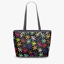 Load image into Gallery viewer, 586. ' Favorite happie' Large Leather Tote Bag