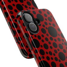 画像をギャラリービューアに読み込む, ‘Red with Black dots’ Phone Cases