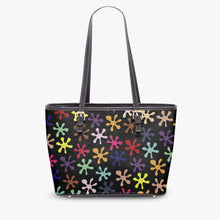 Load image into Gallery viewer, 586. ' Favorite happie' Large Leather Tote Bag