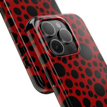 画像をギャラリービューアに読み込む, ‘Red with Black dots’ Phone Cases