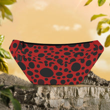 Load image into Gallery viewer, ‘Red with black dots’ Fanny Pack
