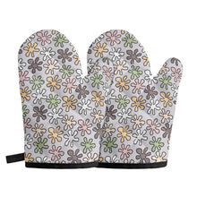 Load image into Gallery viewer, ‘Happie in Lilac’ Oven glove(two pieces)