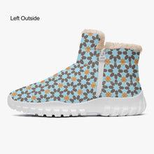 Load image into Gallery viewer, New York Memories in Antique Blue- Fur Zipper Up Boots