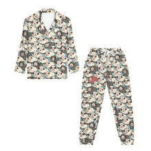 Load image into Gallery viewer, 'Beloved Sheep' Women's Pajama Set with collar